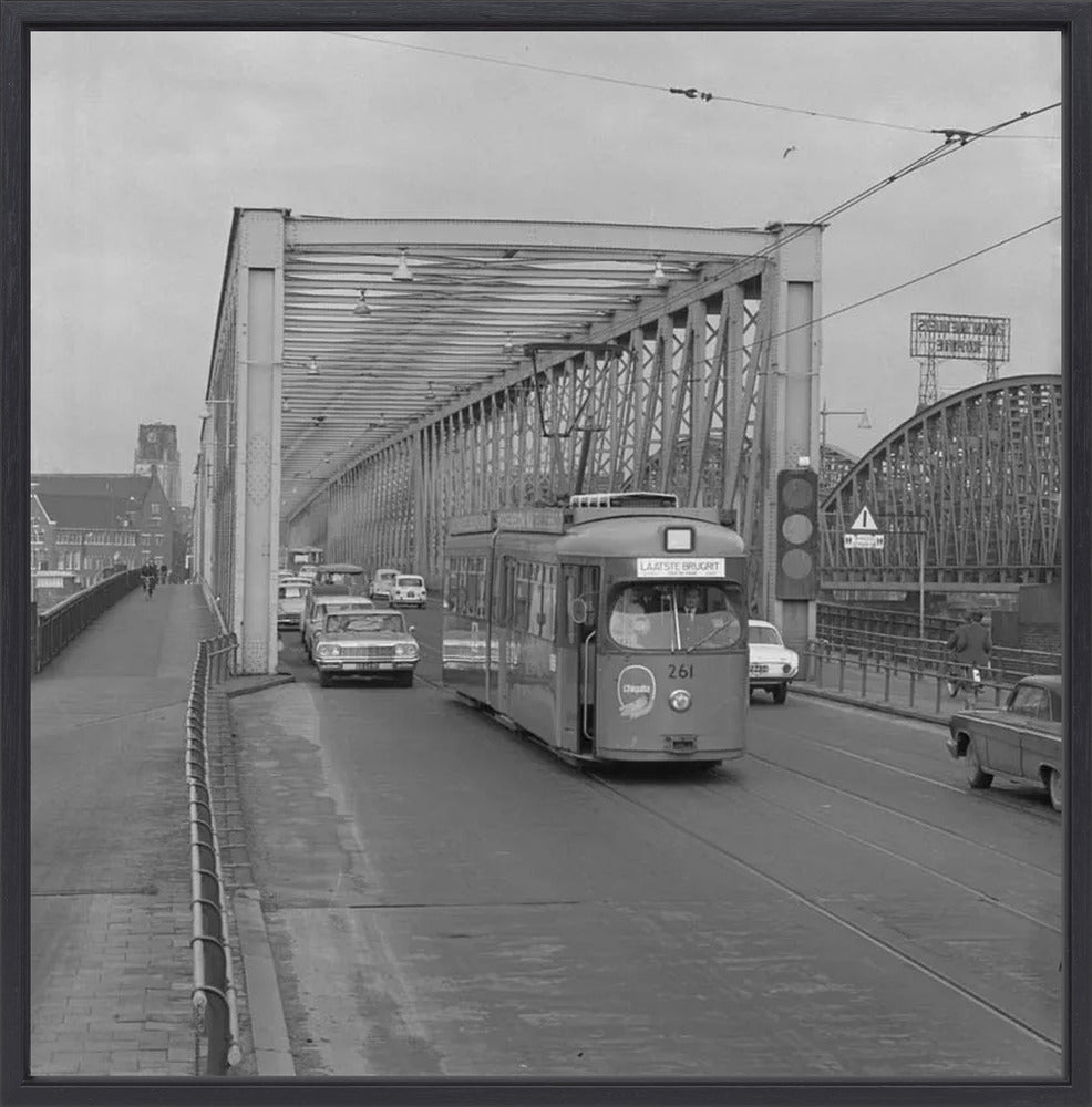 Laatste Tramrit over de Maasbruggen - 1968