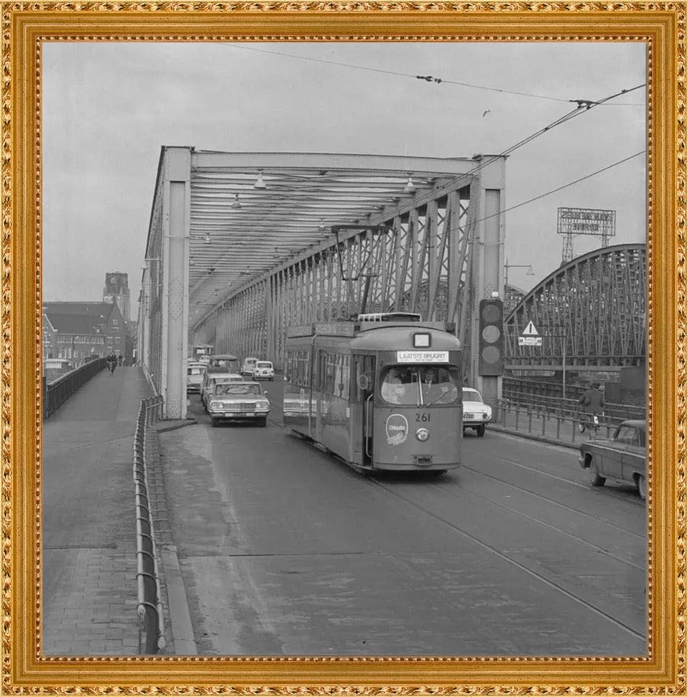 Laatste Tramrit over de Maasbruggen - 1968