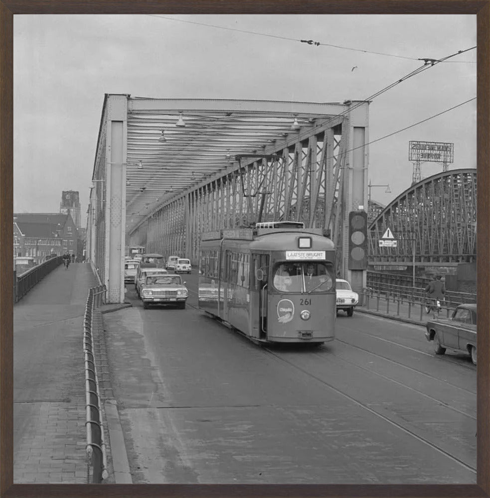 Laatste Tramrit over de Maasbruggen - 1968
