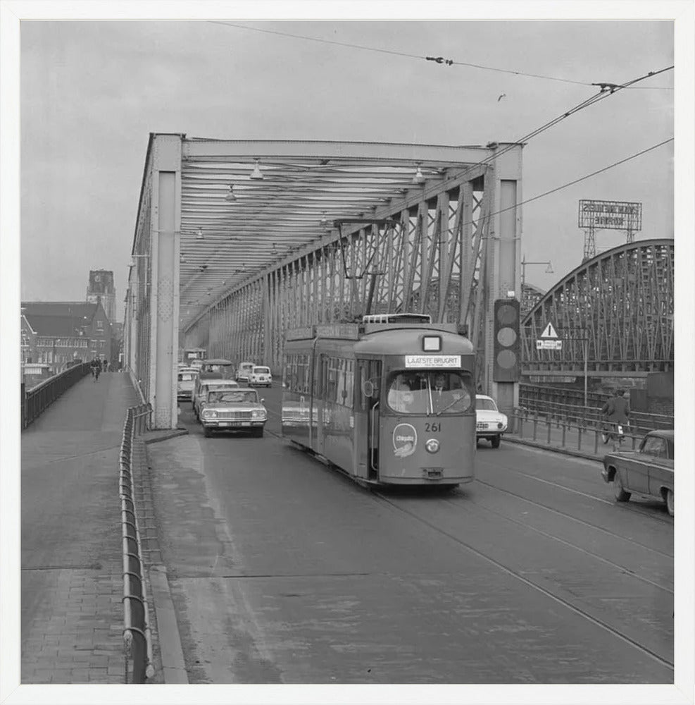 Laatste Tramrit over de Maasbruggen - 1968