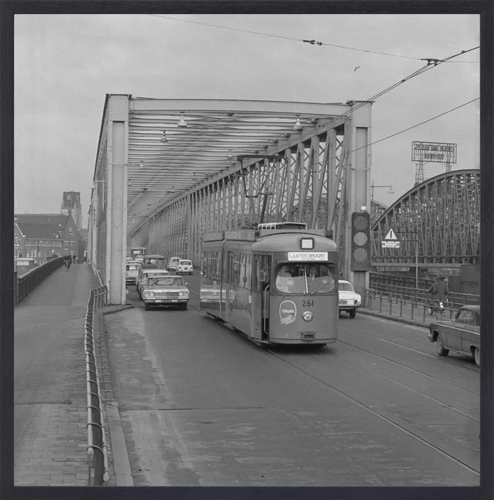 Laatste Tramrit over de Maasbruggen - 1968