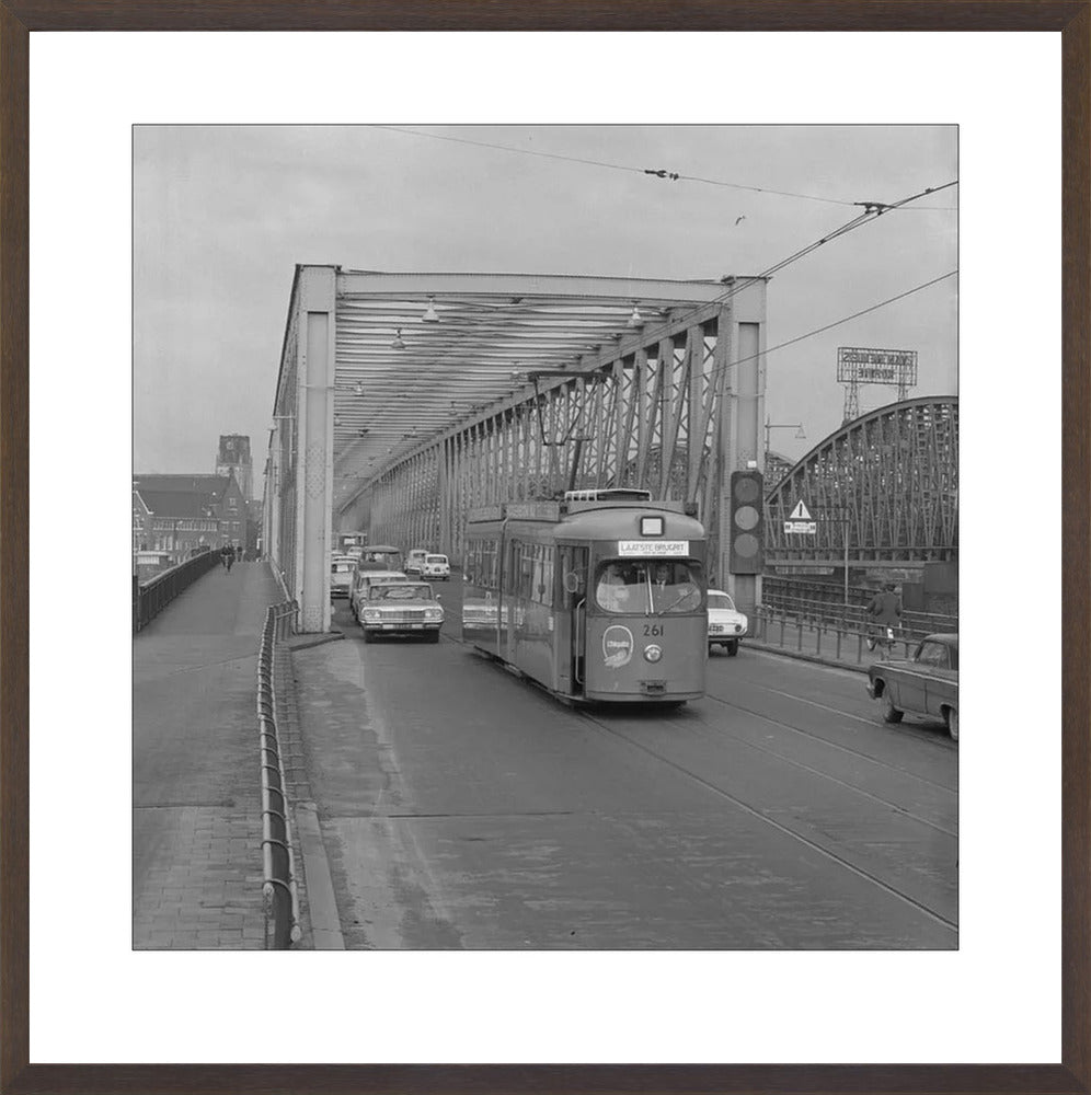 Laatste Tramrit over de Maasbruggen - 1968