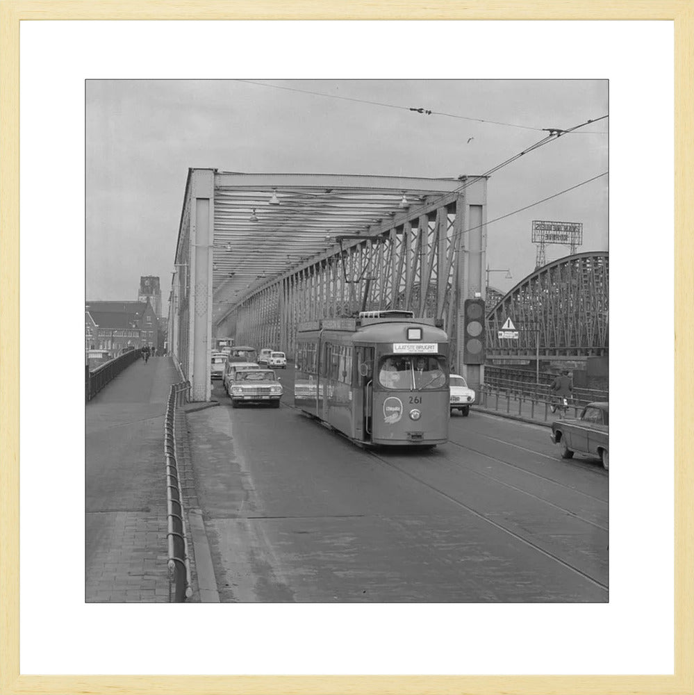 Laatste Tramrit over de Maasbruggen - 1968