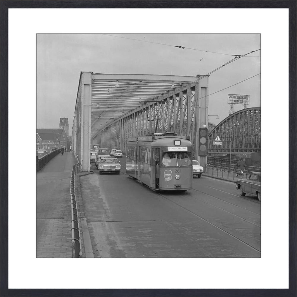 Laatste Tramrit over de Maasbruggen - 1968