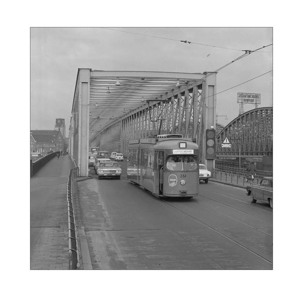 Laatste Tramrit over de Maasbruggen - 1968