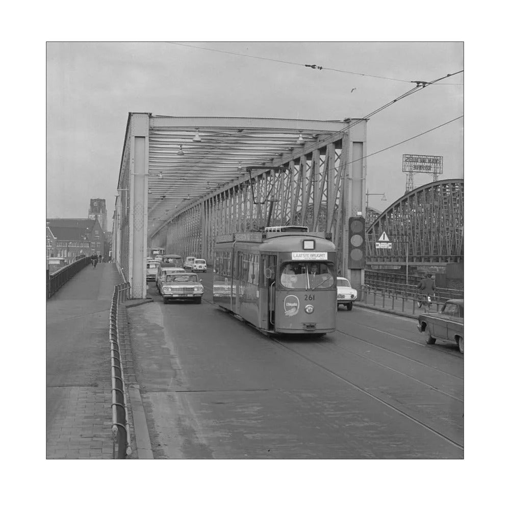 Laatste Tramrit over de Maasbruggen - 1968