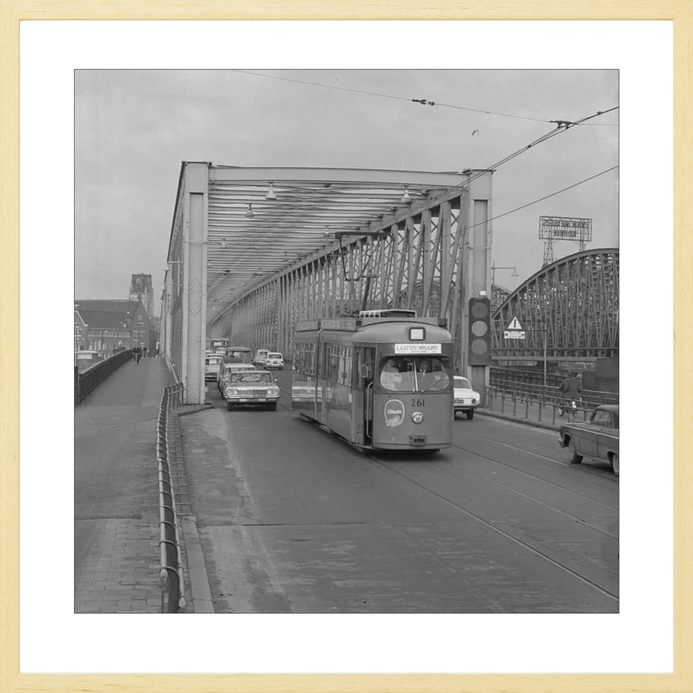 Laatste Tramrit over de Maasbruggen - 1968