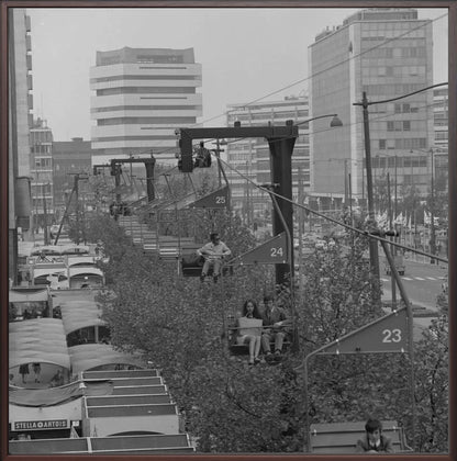 Gondel over de Coolsingel - 1970