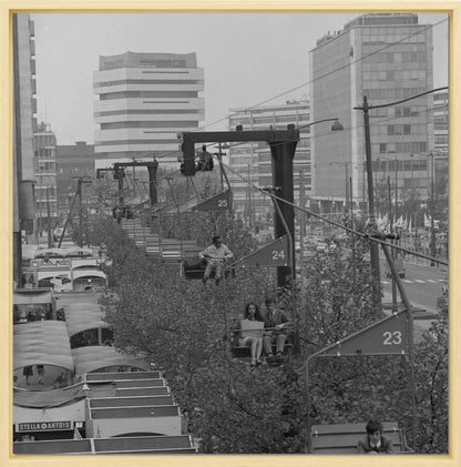 Gondel over de Coolsingel - 1970