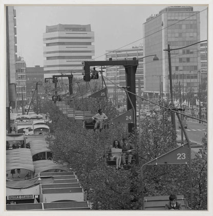 Gondel over de Coolsingel - 1970