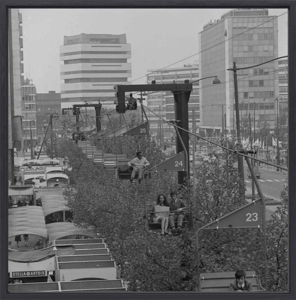 Gondel over de Coolsingel - 1970