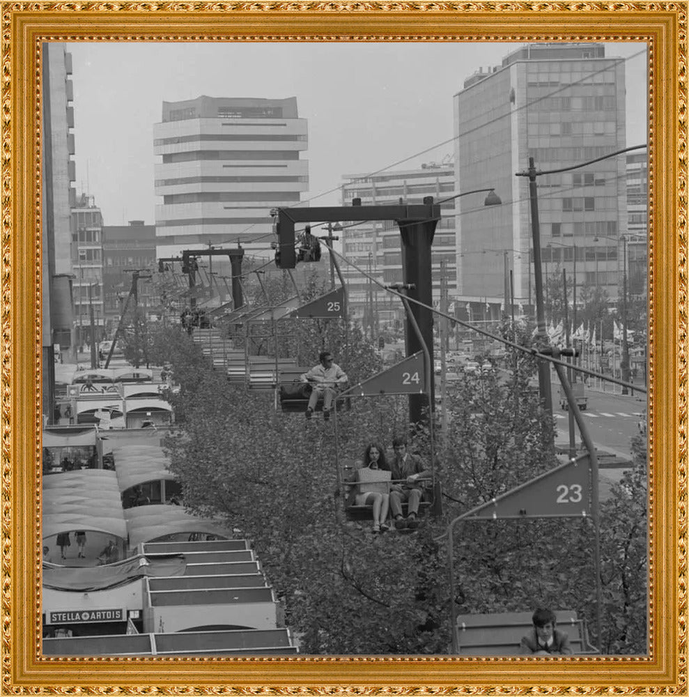Gondel over de Coolsingel - 1970