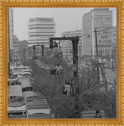 Gondel over de Coolsingel - 1970