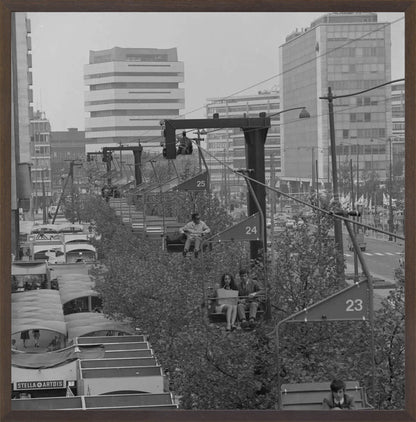 Gondel over de Coolsingel - 1970