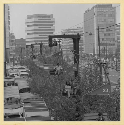 Gondel over de Coolsingel - 1970