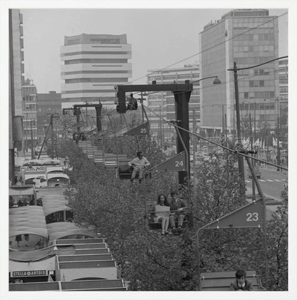 Gondel over de Coolsingel - 1970