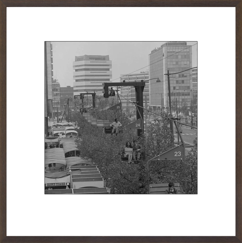 Gondel over de Coolsingel - 1970