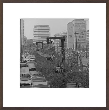 Gondel over de Coolsingel - 1970
