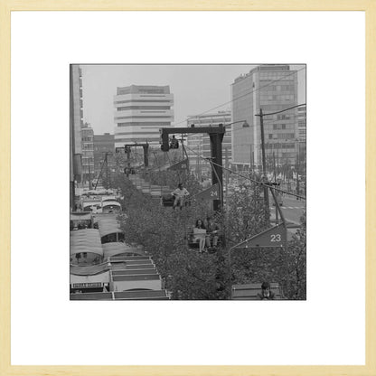 Gondel over de Coolsingel - 1970