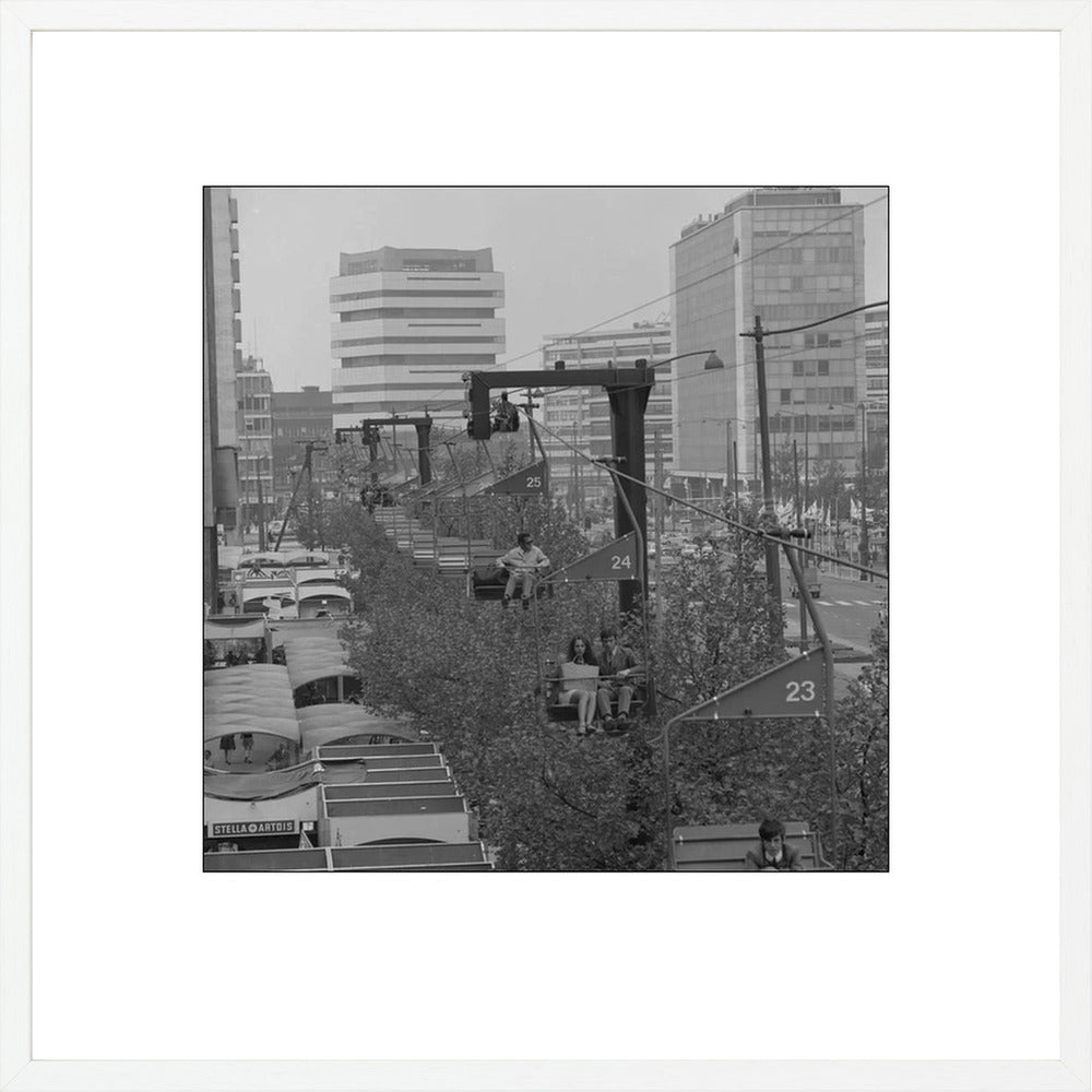 Gondel over de Coolsingel - 1970