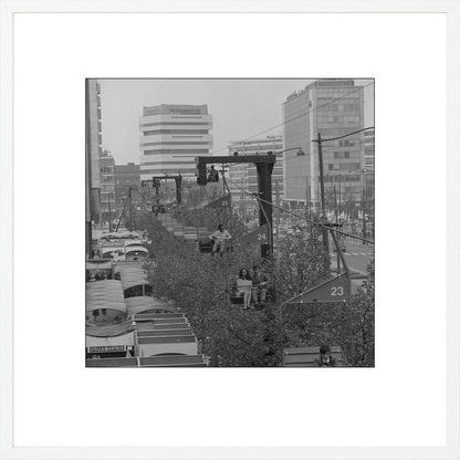 Gondel over de Coolsingel - 1970