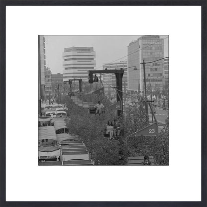 Gondel over de Coolsingel - 1970