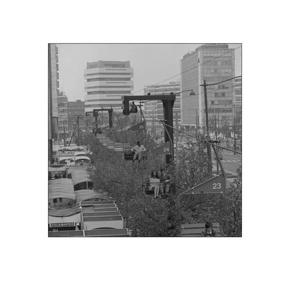 Gondel over de Coolsingel - 1970