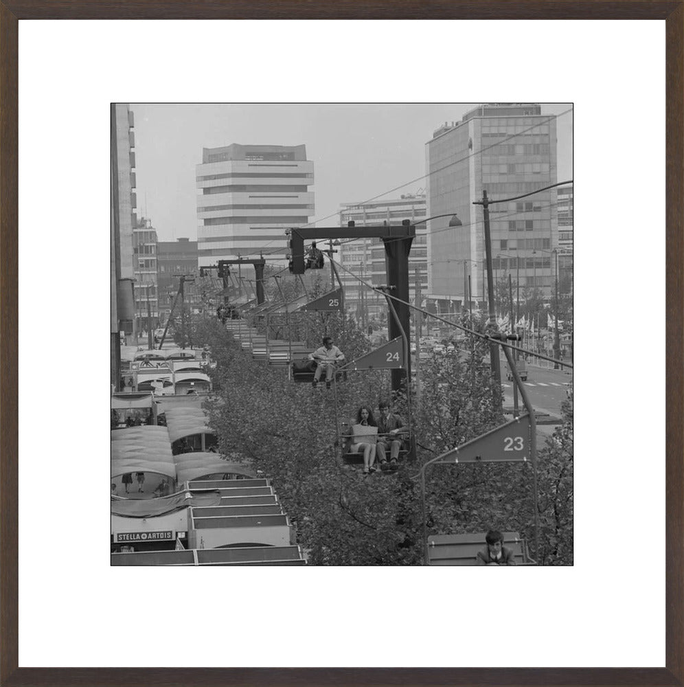 Gondel over de Coolsingel - 1970