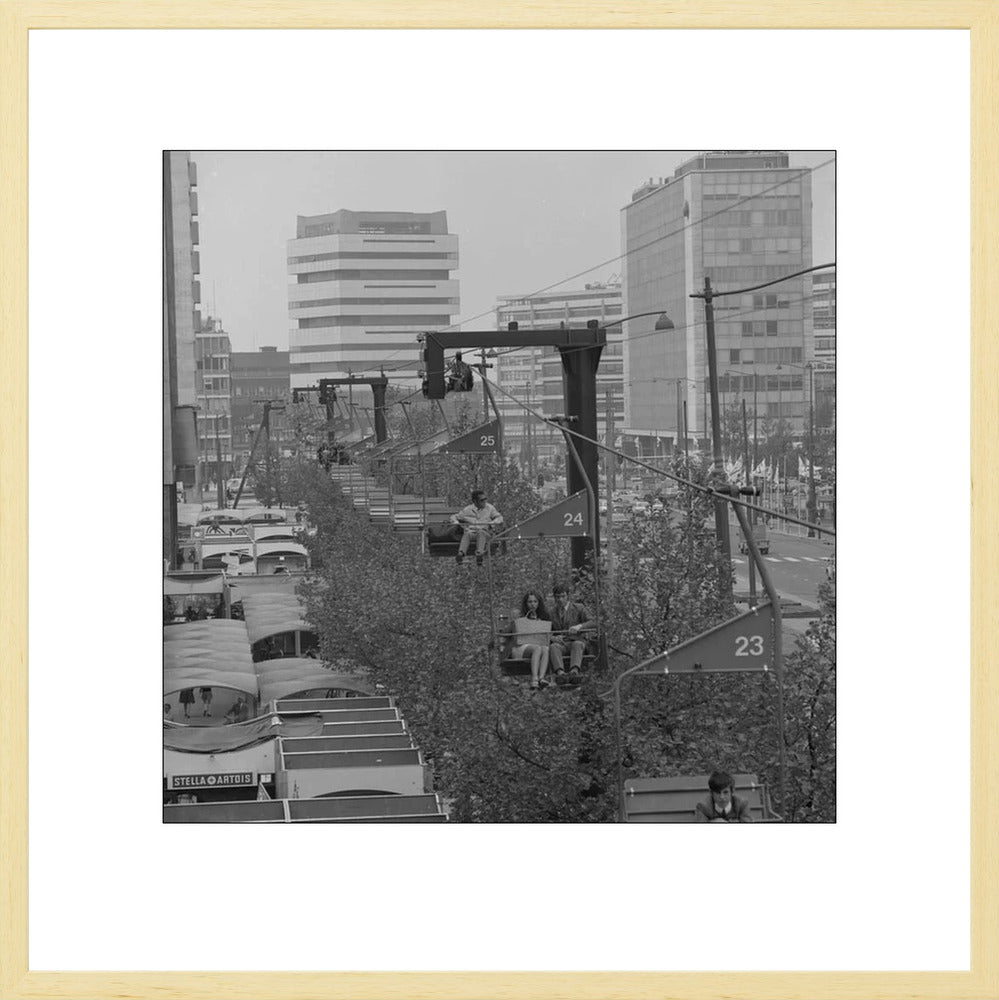 Gondel over de Coolsingel - 1970