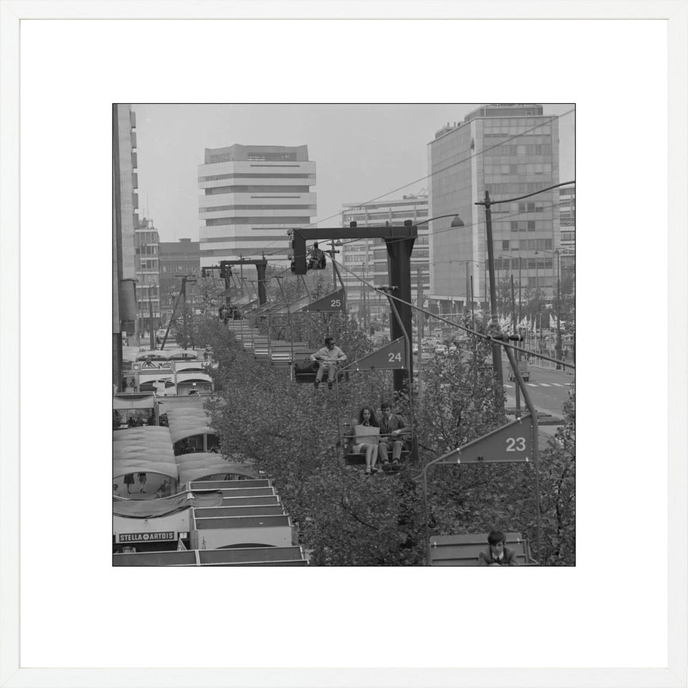 Gondel over de Coolsingel - 1970
