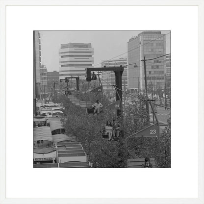 Gondel over de Coolsingel - 1970