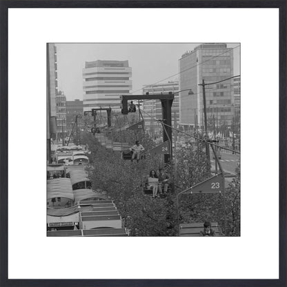 Gondel over de Coolsingel - 1970