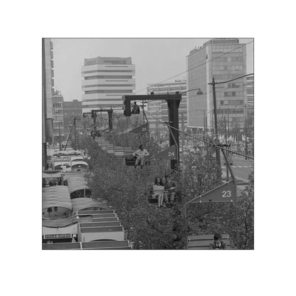 Gondel over de Coolsingel - 1970