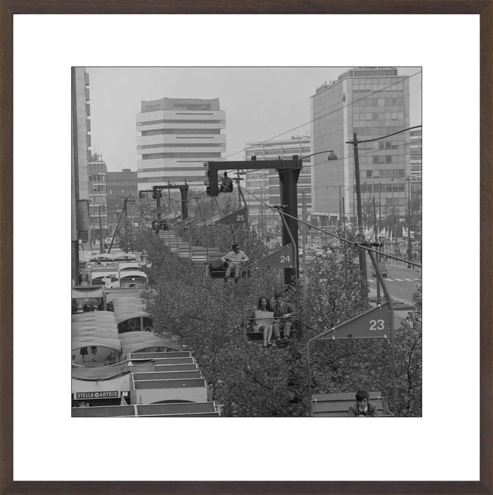 Gondel over de Coolsingel - 1970