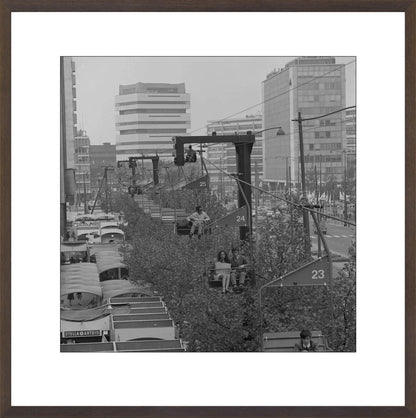 Gondel over de Coolsingel - 1970