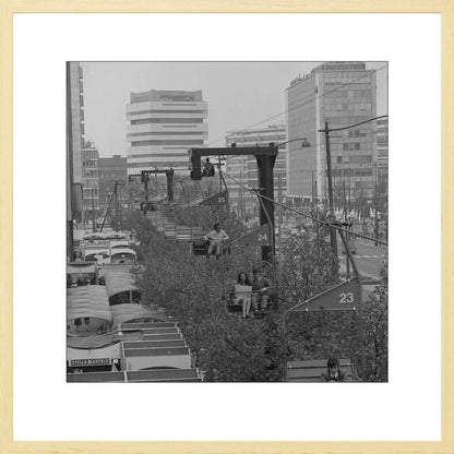Gondel over de Coolsingel - 1970