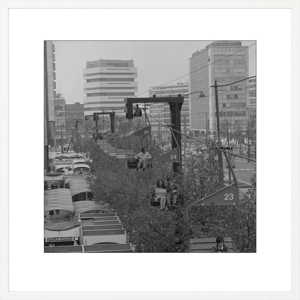 Gondel over de Coolsingel - 1970
