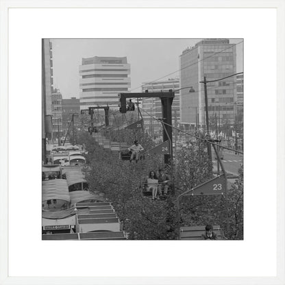 Gondel over de Coolsingel - 1970
