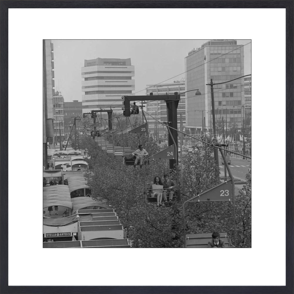 Gondel over de Coolsingel - 1970