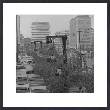 Gondel over de Coolsingel - 1970