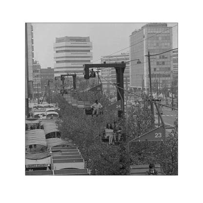 Gondel over de Coolsingel - 1970