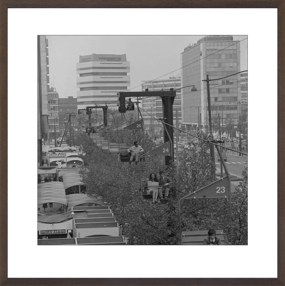 Gondel over de Coolsingel - 1970