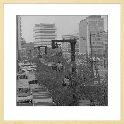 Gondel over de Coolsingel - 1970