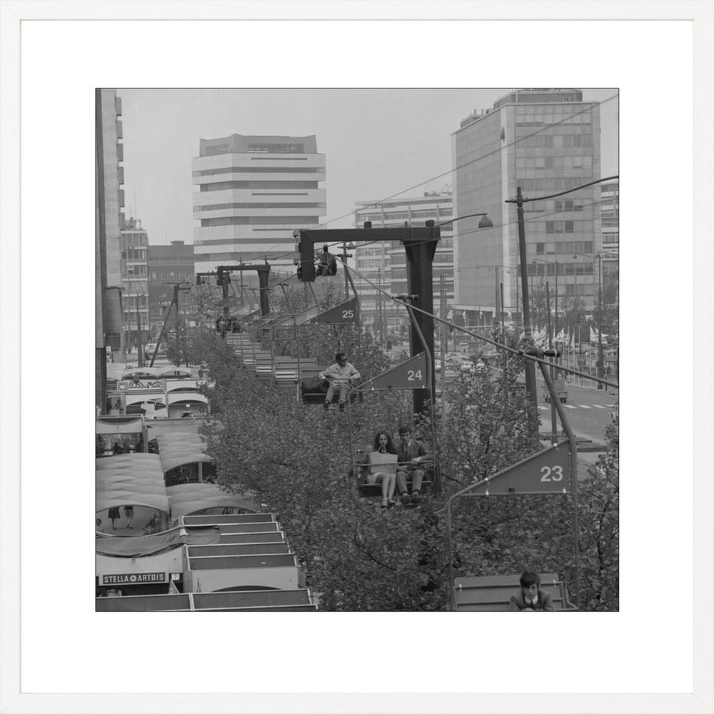 Gondel over de Coolsingel - 1970