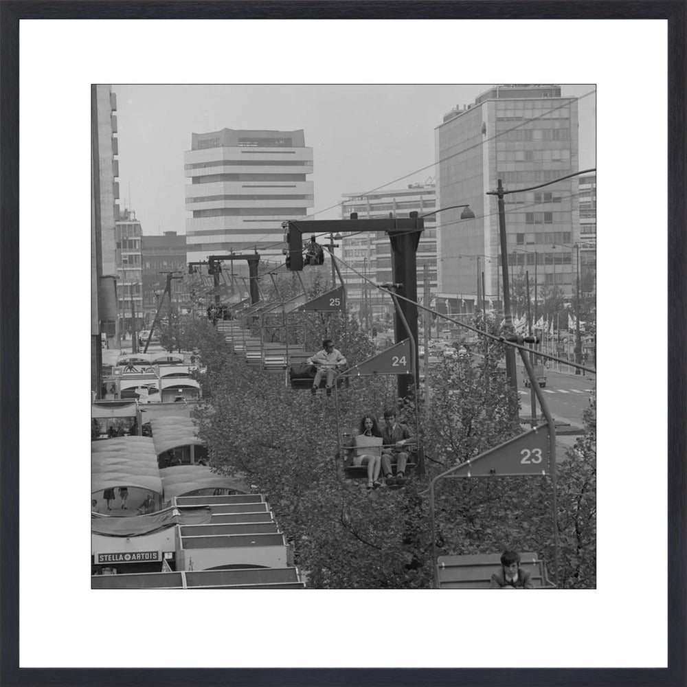 Gondel over de Coolsingel - 1970
