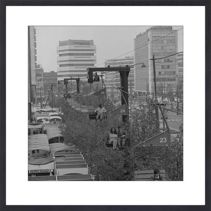 Gondel over de Coolsingel - 1970