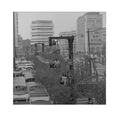 Gondel over de Coolsingel - 1970