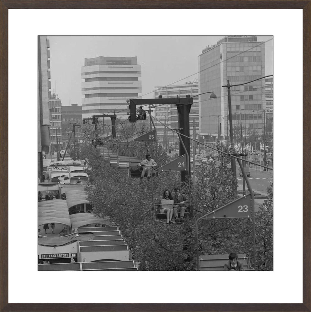 Gondel over de Coolsingel - 1970