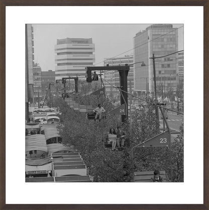 Gondel over de Coolsingel - 1970
