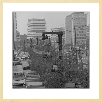 Gondel over de Coolsingel - 1970